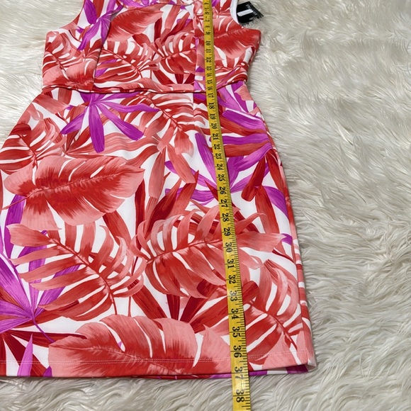 Stella & Julie sleeveless Lead pattern colorful sheath dress - Picture 4 of 7